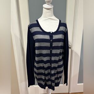 GAP Striped Cardigan XL Tall